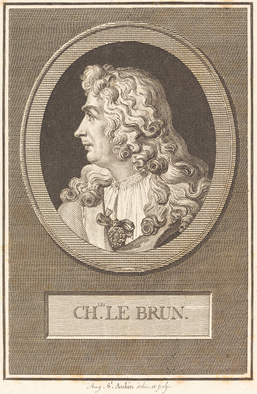 Charles LeBrun alkotó: Augustin de Saint Aubin
