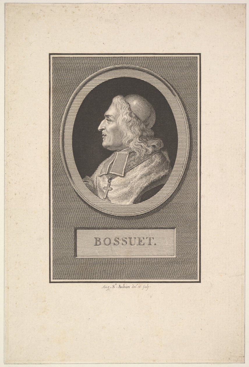 Bossuet portréja, 1803. alkotó: Augustin de Saint Aubin