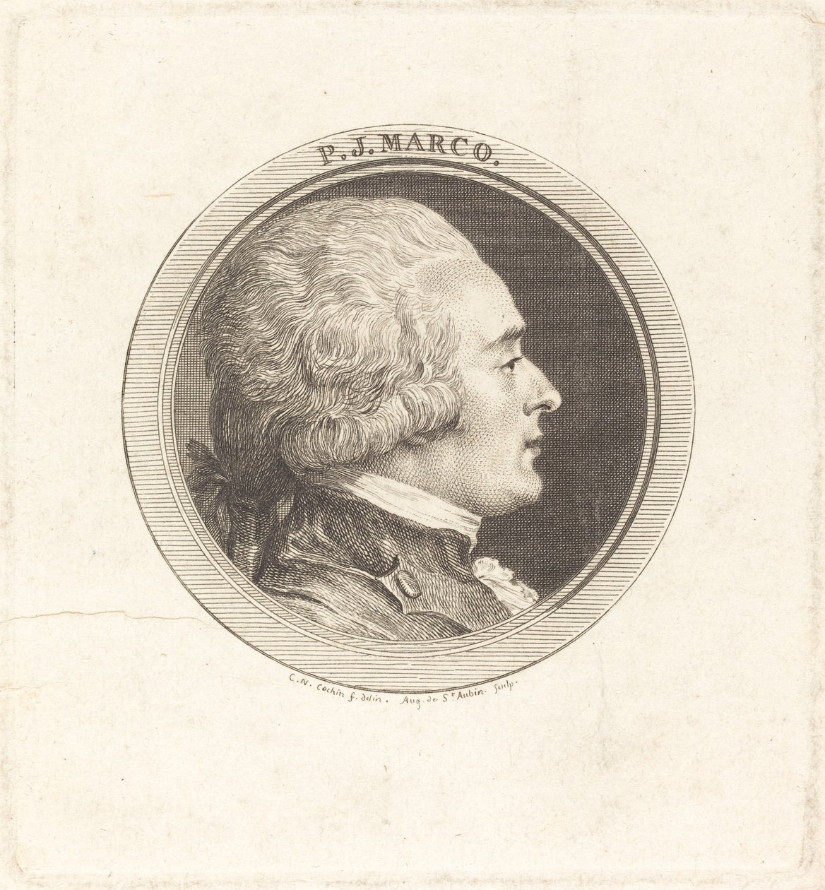 PJ Marco alkotó: Augustin de Saint Aubin after Charles Nicolas Cochin II