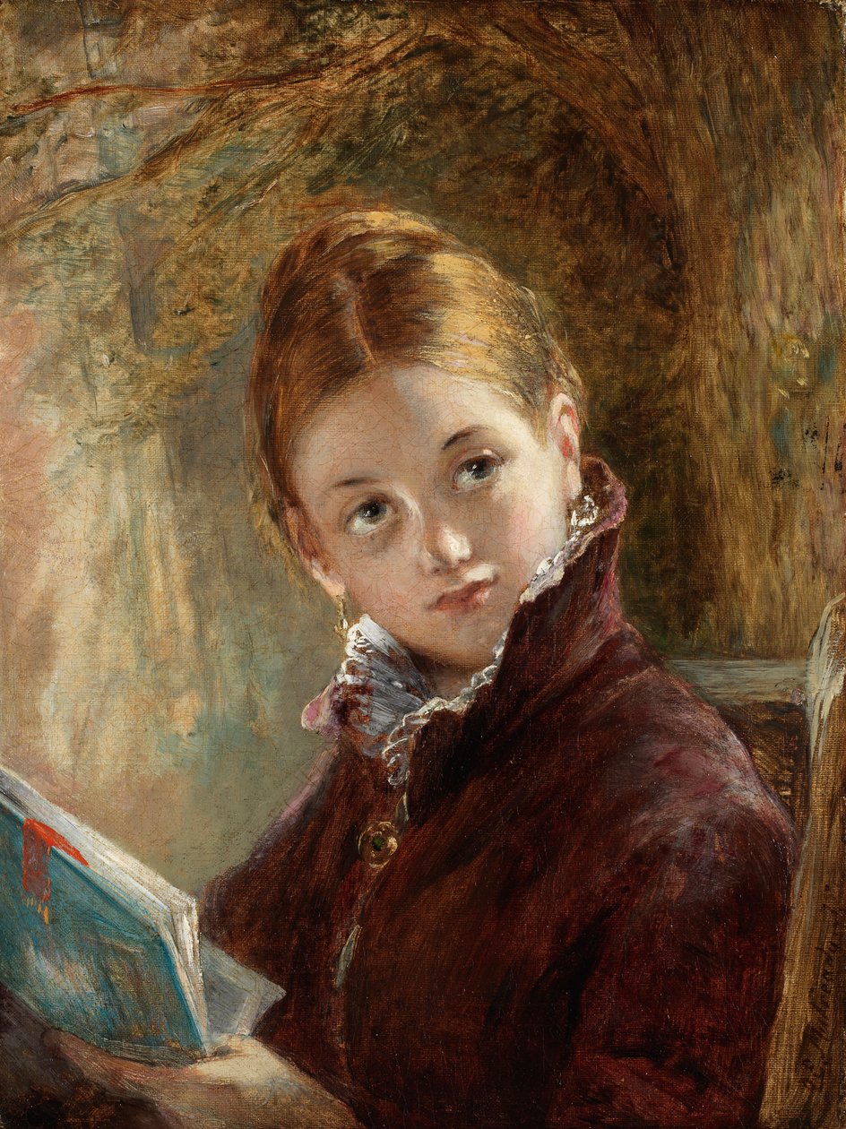 Csendes olvasmány, 1875 alkotó: Augustus Edward Mulready