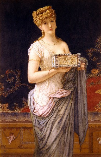 Pompei lány alkotó: Augustus Jules Bouvier