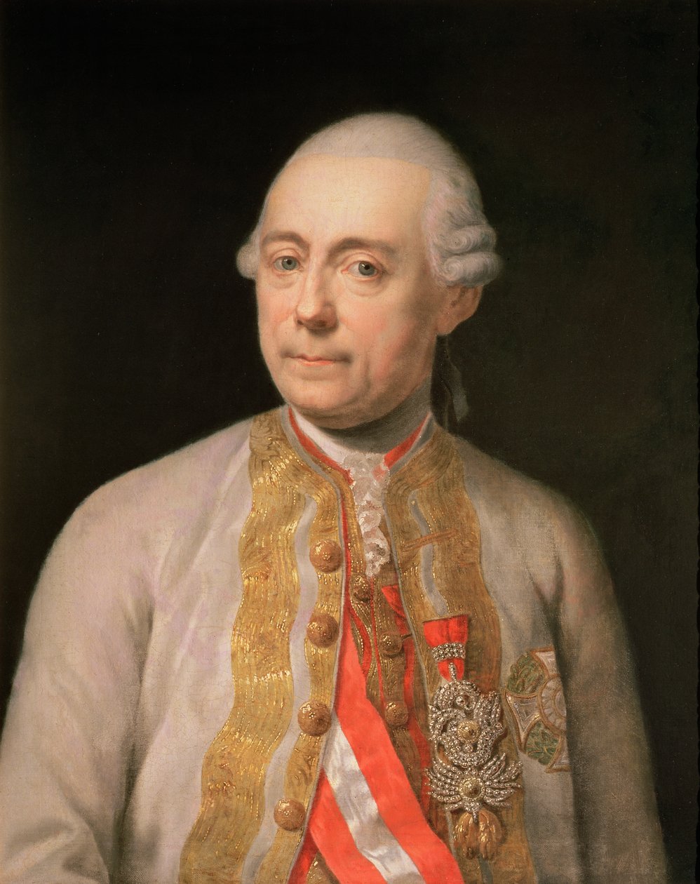 Francis Maurice Lacy, Franz Moritz Lascy (1725-1801) néven ismert, az osztrák hadsereg ír tábornagya, a bajor örökösödési háború közös parancsnoka alkotó: Austrian School