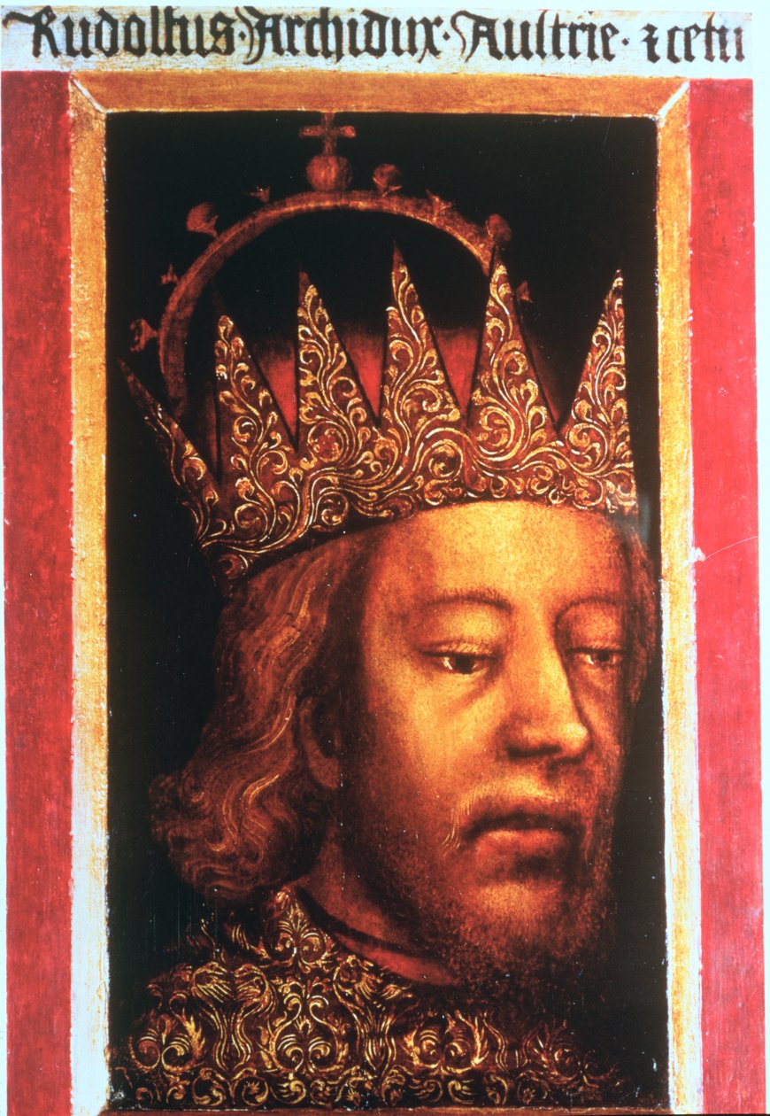 IV. Rudolf, Ausztria és Tirol császára (1339-65), 1360 körül (panel) alkotó: Austrian School