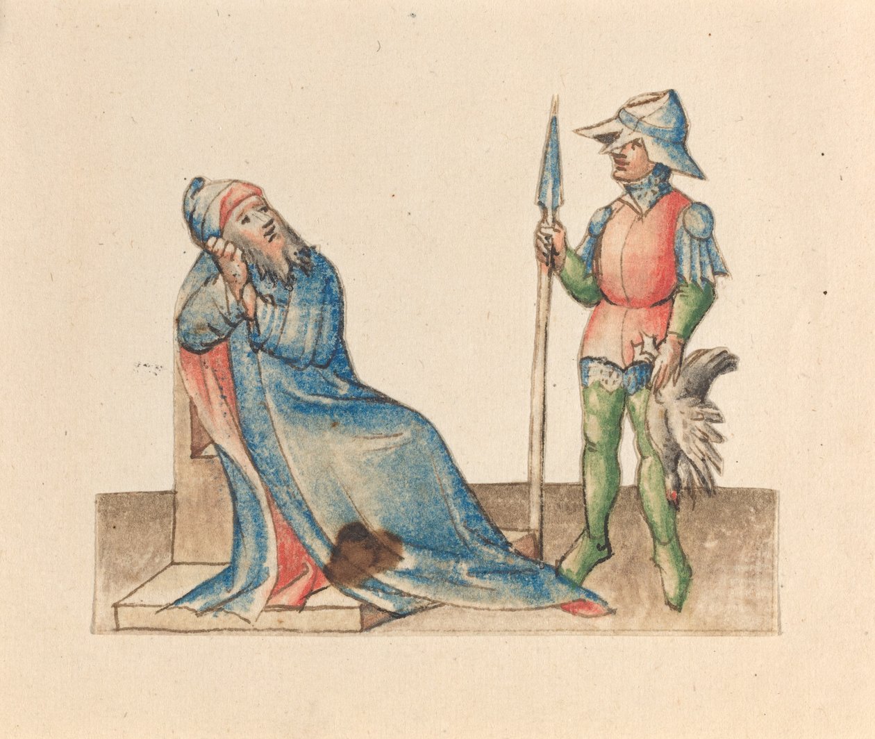 Izsák és Ézsau alkotó: Austrian 15th Century