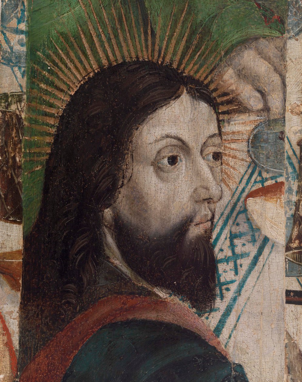 Saints Head, 1450 alkotó: Austrian School