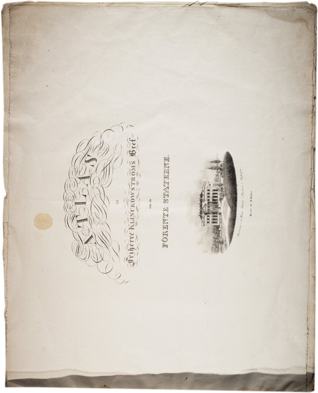 Az Egyesült Államok atlasza, 1824 alkotó: Axel Leonhard Klinckowström