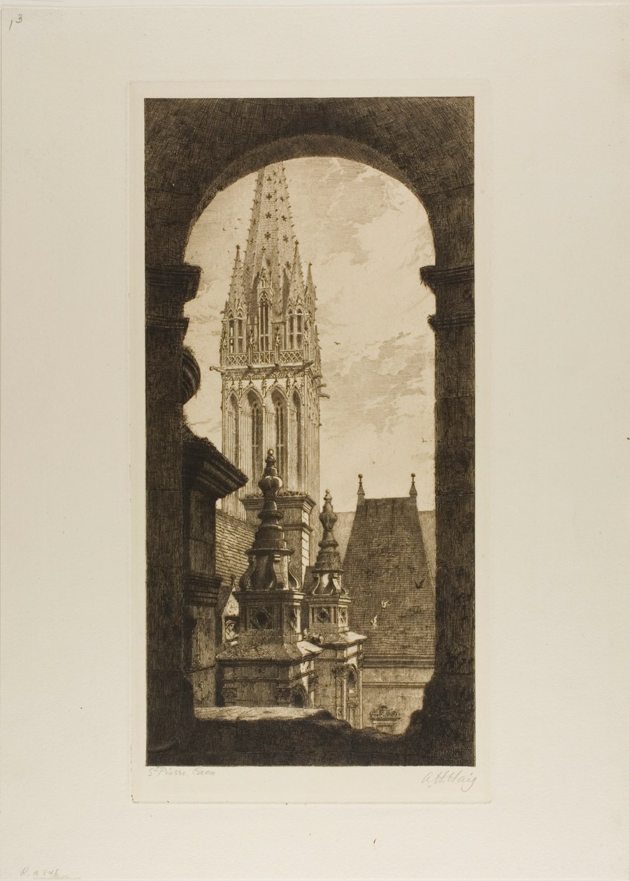 St. Pierre, Caen alkotó: Axel Herman Haig