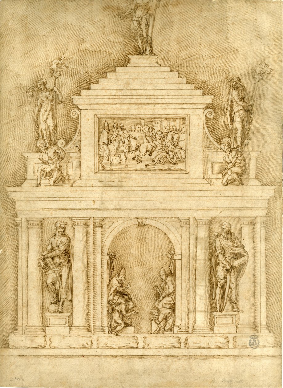Projekt X. Leo és Clemente VII alkotó: Baccio Bandinelli