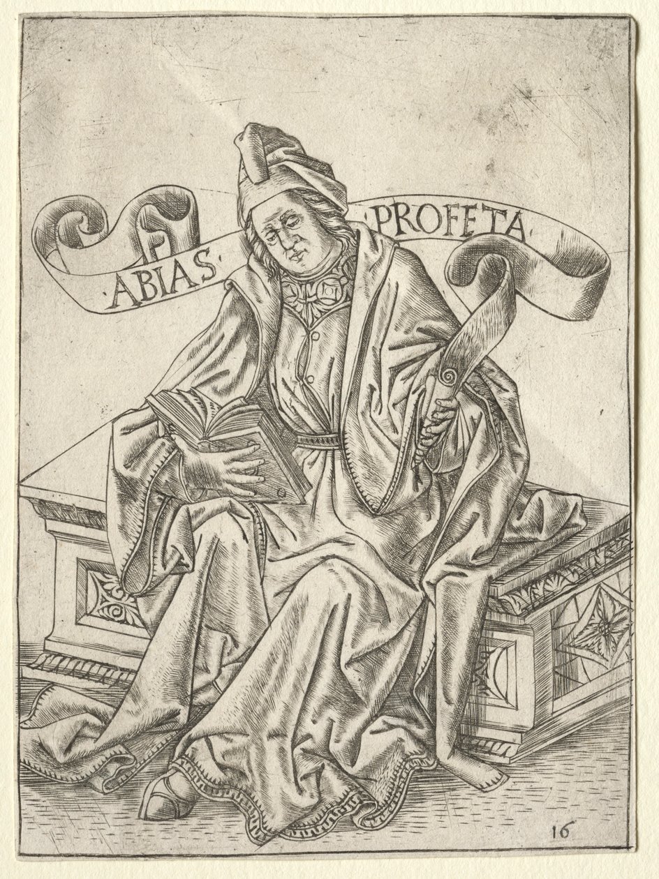A próféták: Abdiás, Kr. e. 1470-1475. alkotó: Baccio Baldini