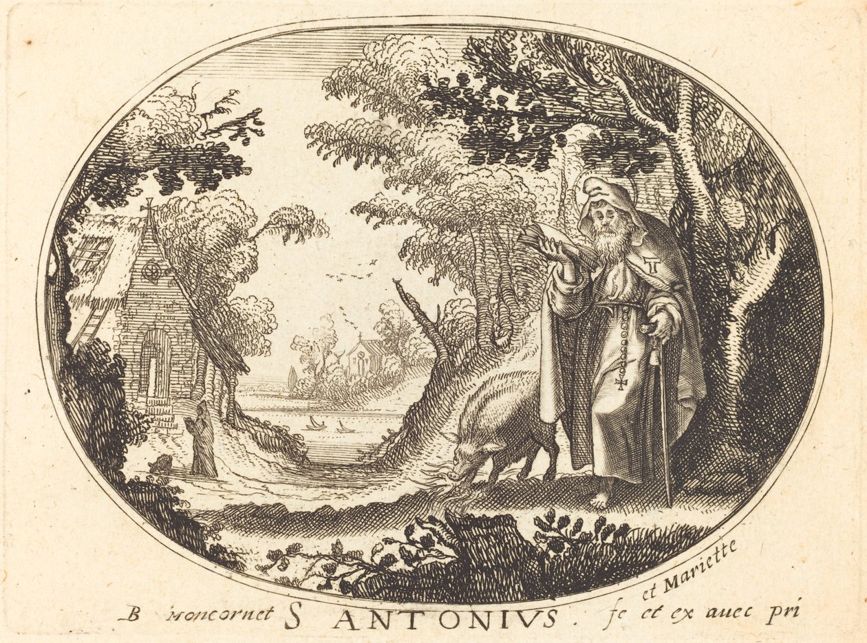 Szent Antal alkotó: Balthasar Moncornet
