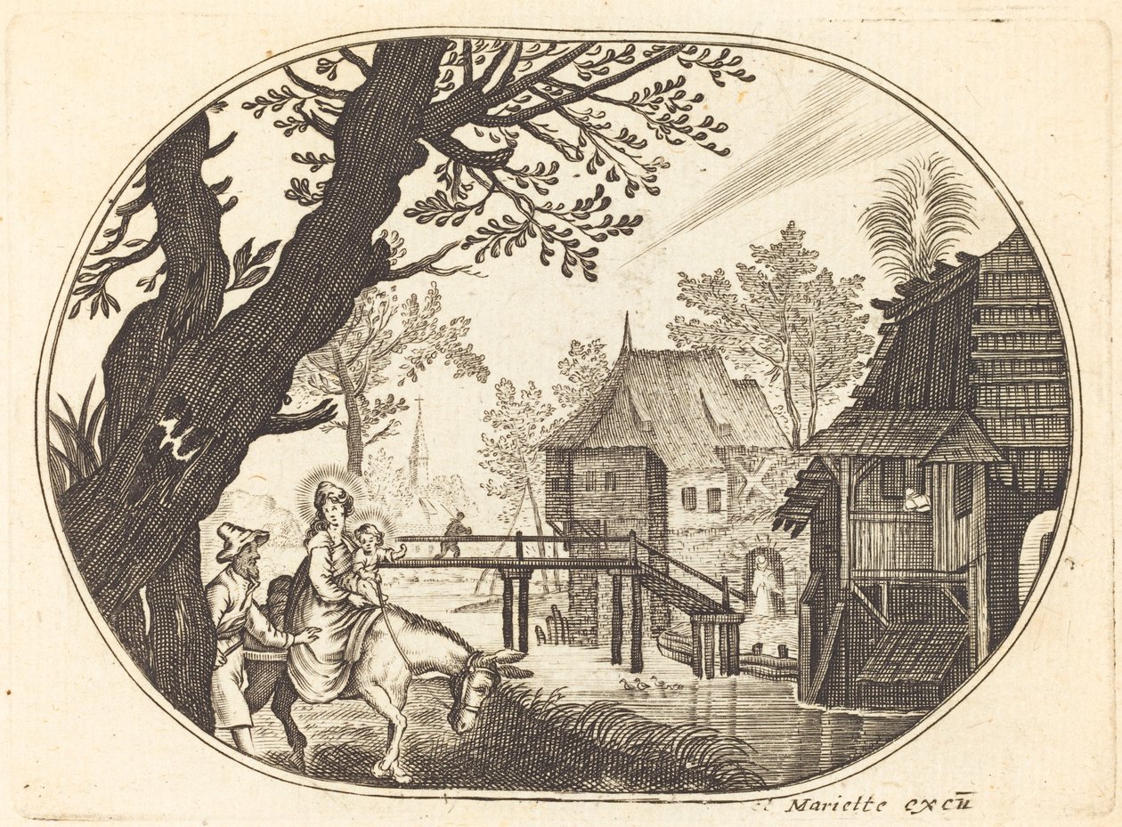 Repülés Egyiptomba alkotó: Balthasar Moncornet