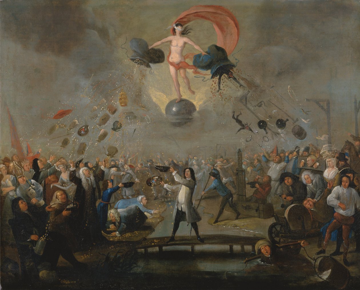 Szerencse allegóriája, 1730 körül alkotó: Balthasar Nebot