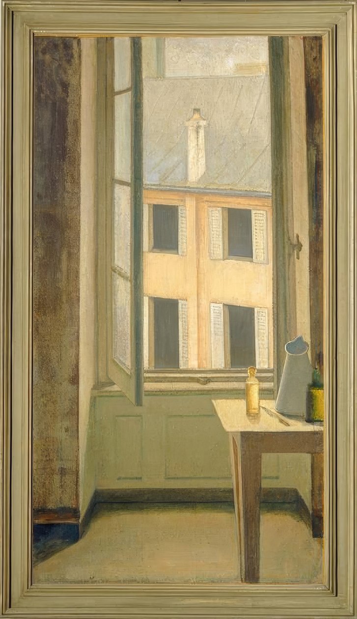 Az ablak, Cour de Rohan alkotó: Balthus Klossowski de Rola