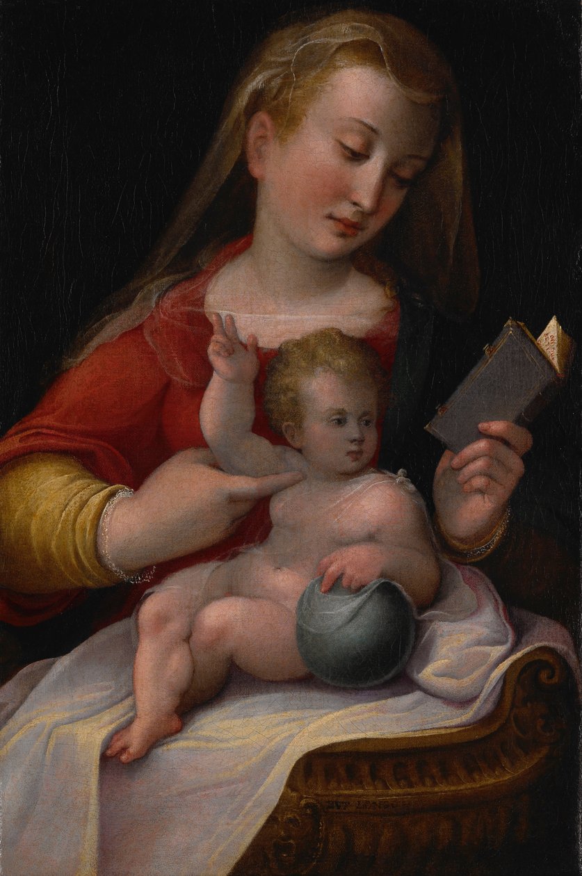 Madonna és gyermeke alkotó: Barbara Longhi