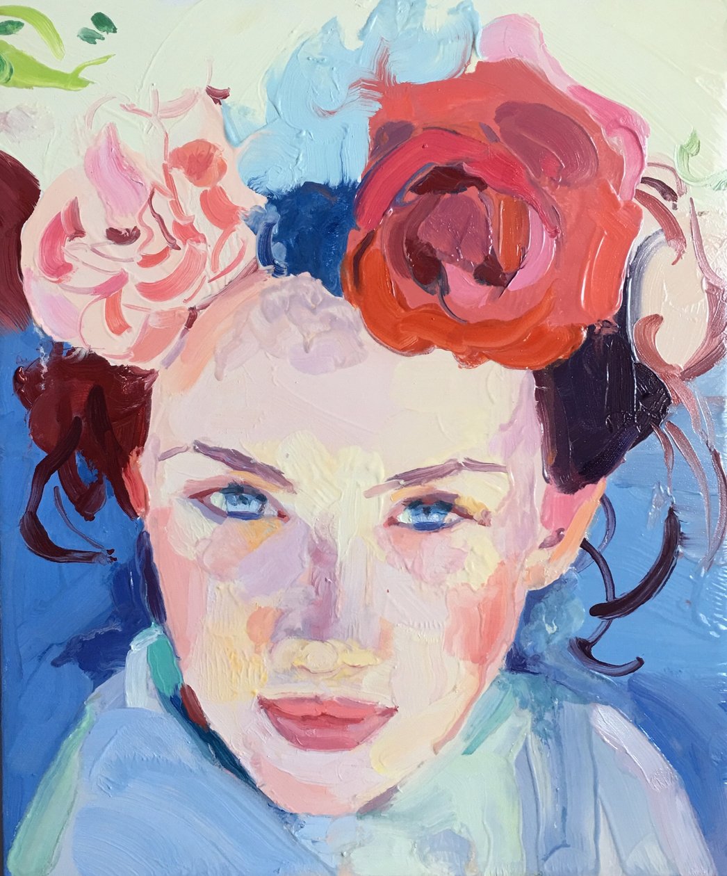 "A rózsák pirosak", 2018 alkotó: Barbara Hoogeweegen