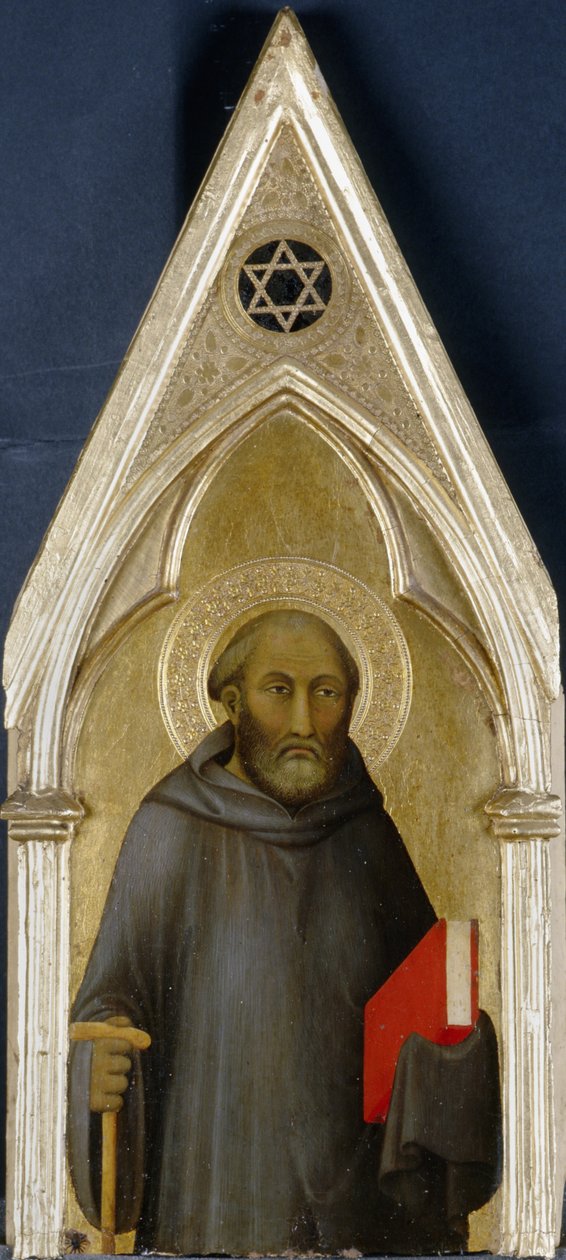 Szent, 1340 körül (tempera nyárfán) alkotó: Barna da Siena