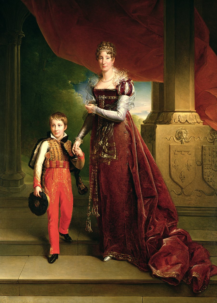 Marie Amelie de Bourbon (1782-1866) Orléans hercegnője és fia, Ferdinánd herceg (1810-42) Chartres hercege alkotó: Baron François Pascal Simon Gérard