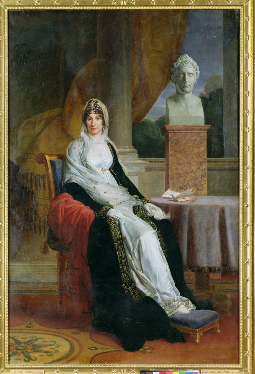 Marie-Laetitia Ramolino (1750-1836) 1803 alkotó: Baron François Pascal Simon Gérard