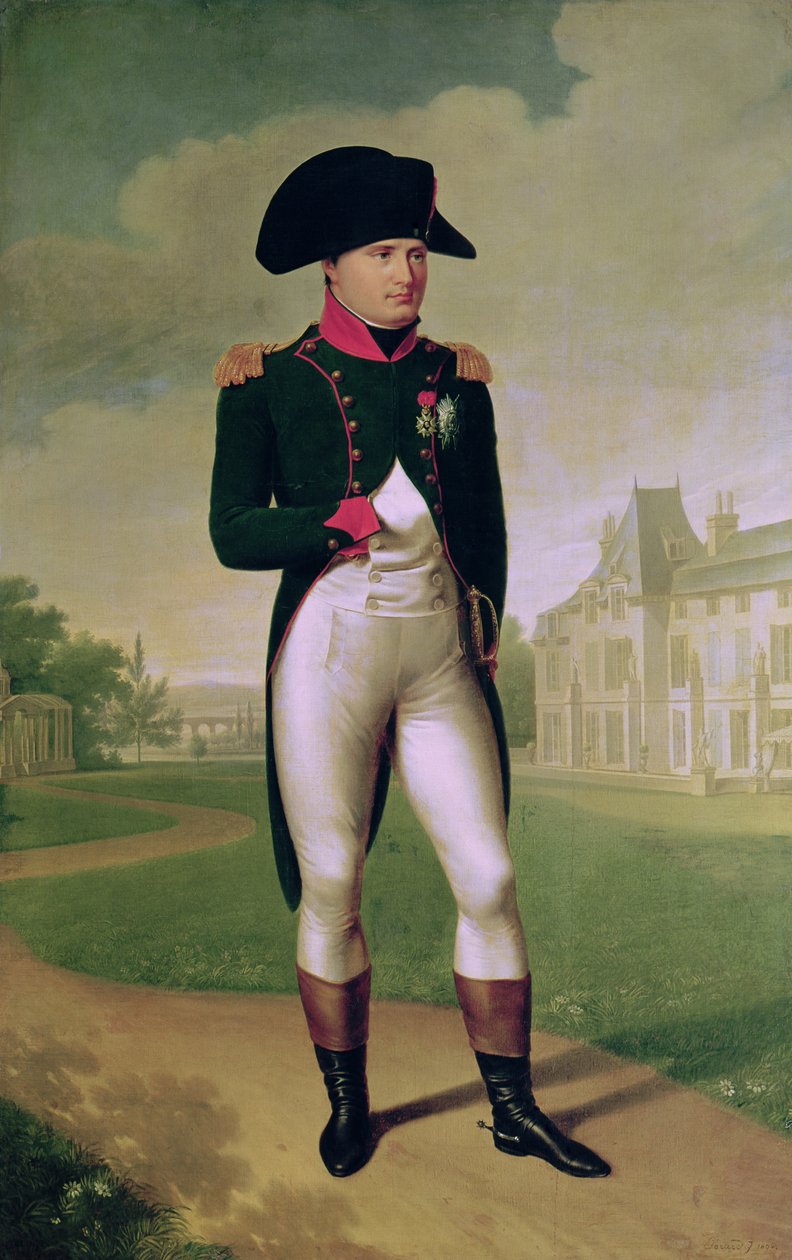 I. Napóleon (1769-1821) a Chateau de Malmaison előtt, 1804 alkotó: Baron François Pascal Simon Gérard