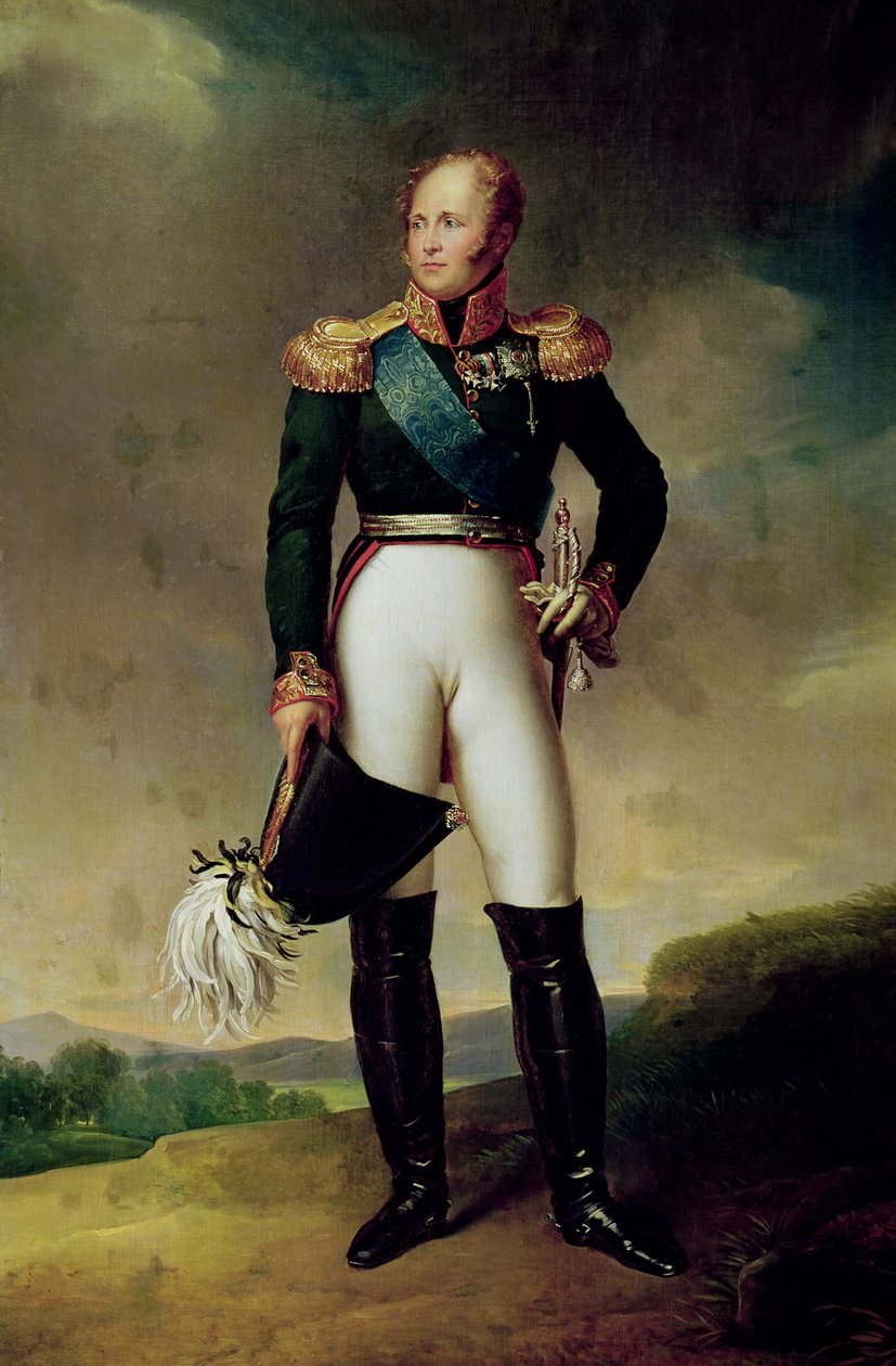 I. Sándor portréja (1777-1825) 1814 alkotó: Baron François Pascal Simon Gérard