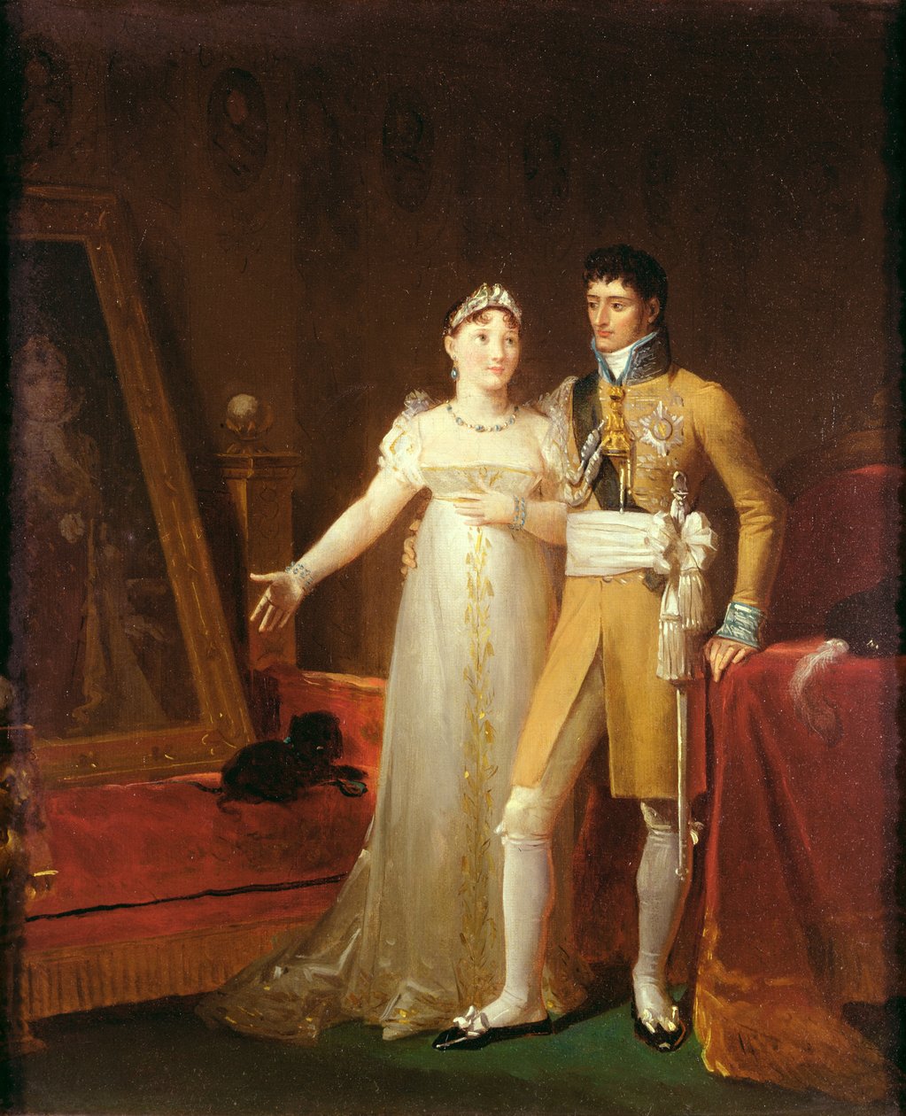 A würtembergi Jerome Bonaparte (1784-1860) és felesége, Catherine (1783-1835) portréja alkotó: Baron François Pascal Simon Gérard