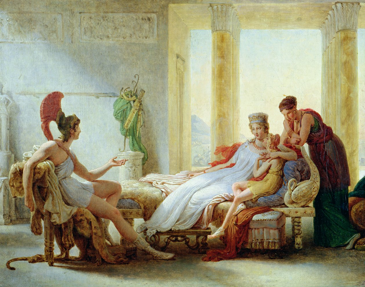 Aeneas mesél Didónak a trójai katasztrófáról, 1815 alkotó: Baron Pierre Narcisse Guerin