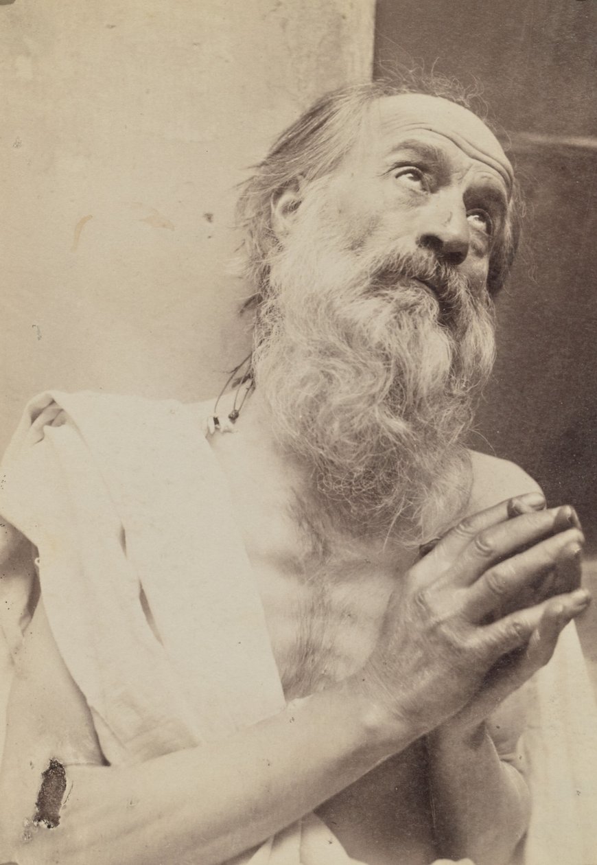 [Férfi portréja imádkozik] alkotó: Baron Wilhelm von Gloeden
