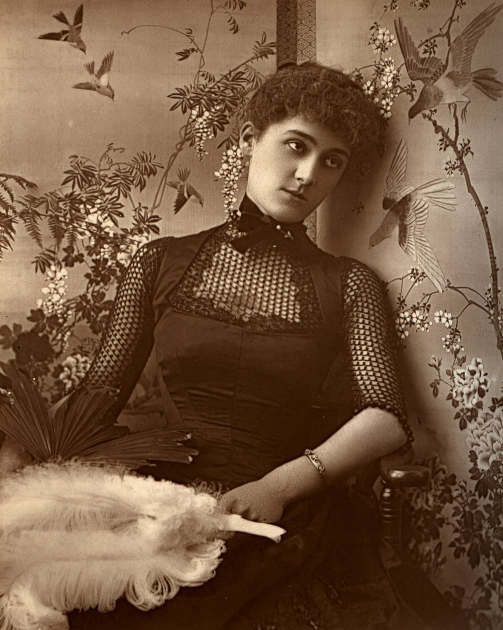 Mary Moore brit színésznő, 1886 alkotó: Barraud