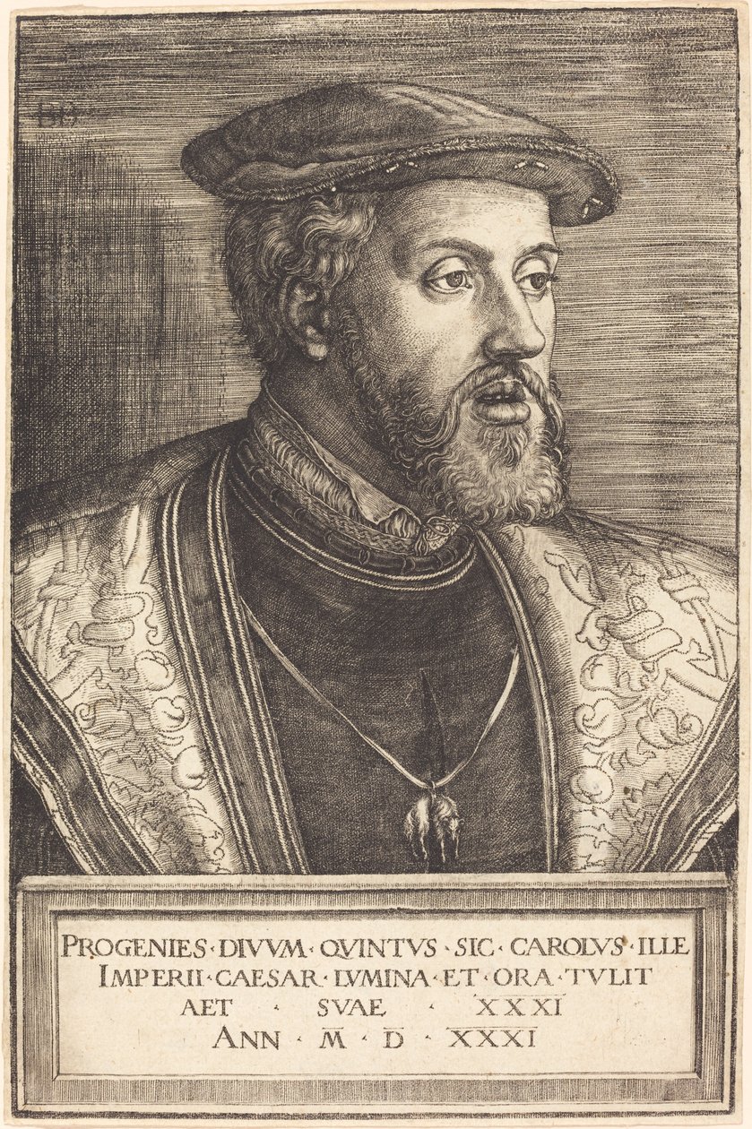 V. Károly császár alkotó: Barthel Beham