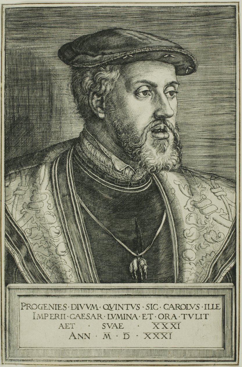 V. Károly császár alkotó: Barthel Beham