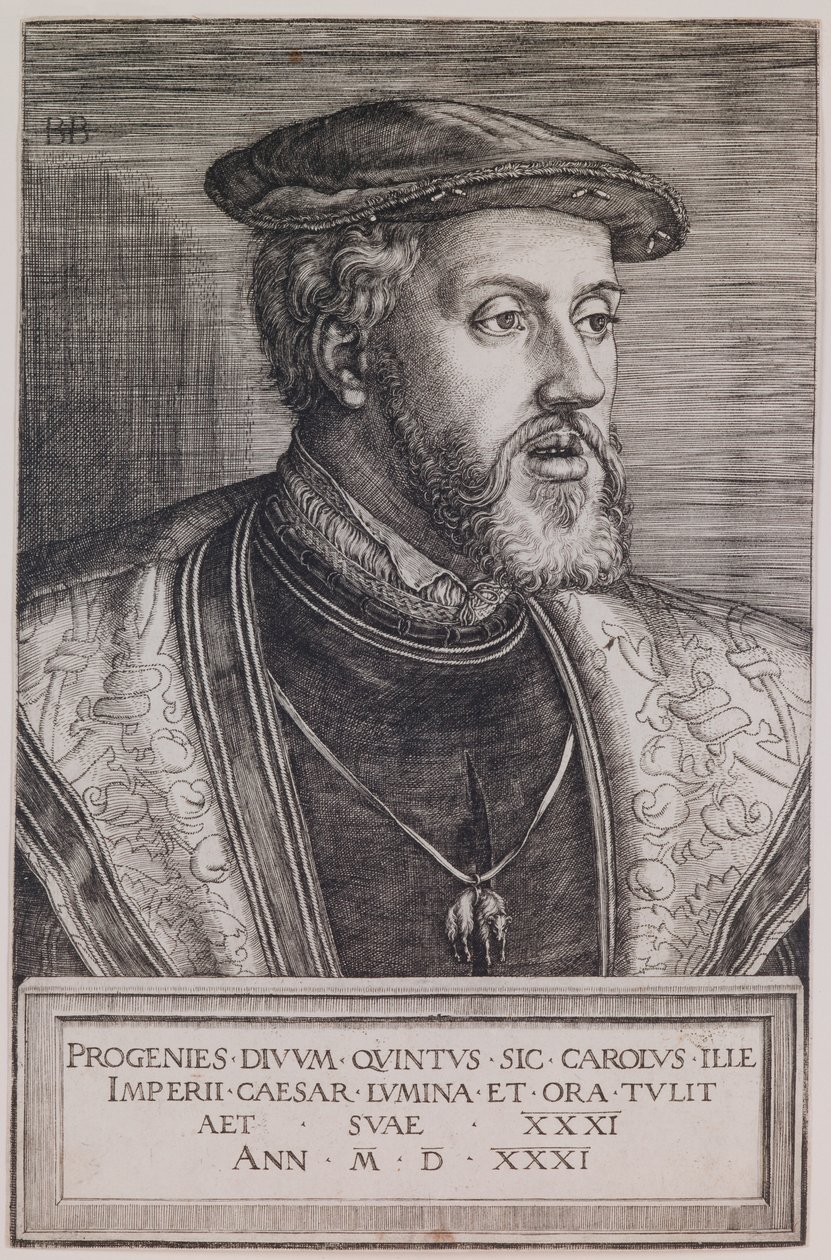 Charles Quint portréja alkotó: Barthel Beham