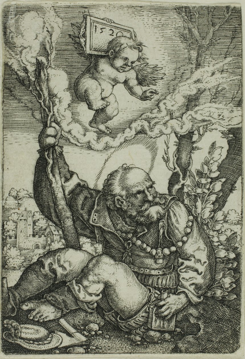 Szent Kristóf alkotó: Barthel Beham