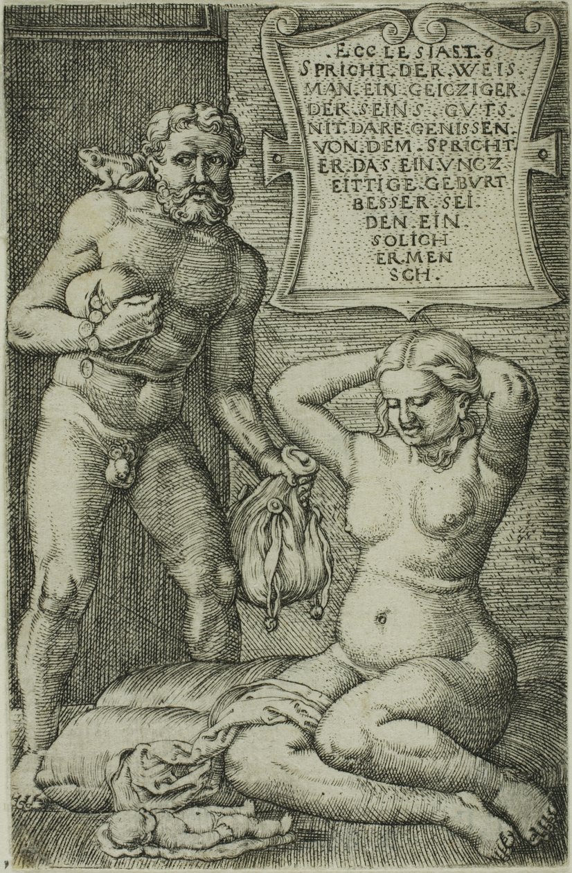 A fösvény és a vetélés alkotó: Barthel Beham