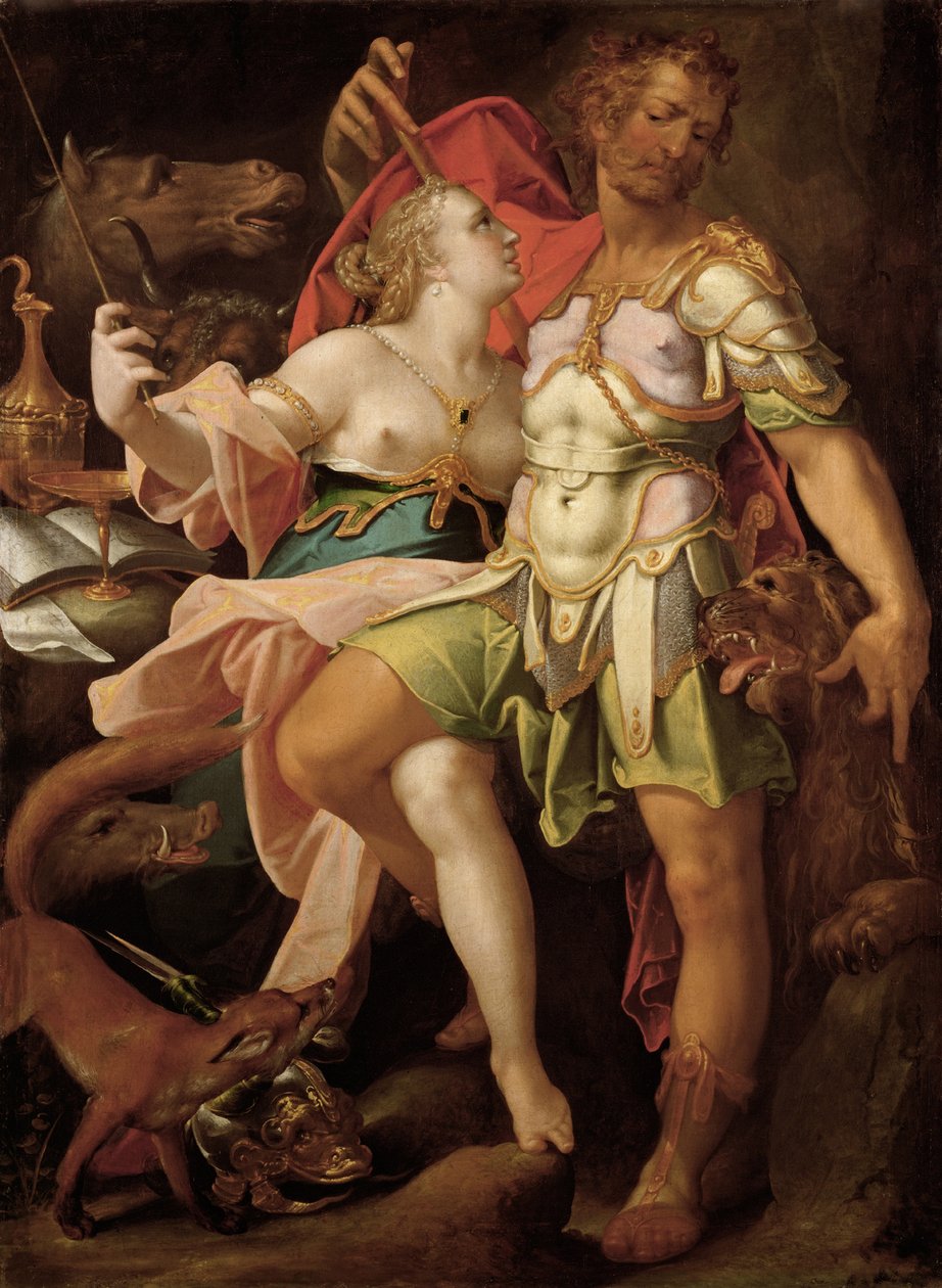 Ulysses és Circe, kb. 1580-1585 alkotó: Bartholomaeus Spranger