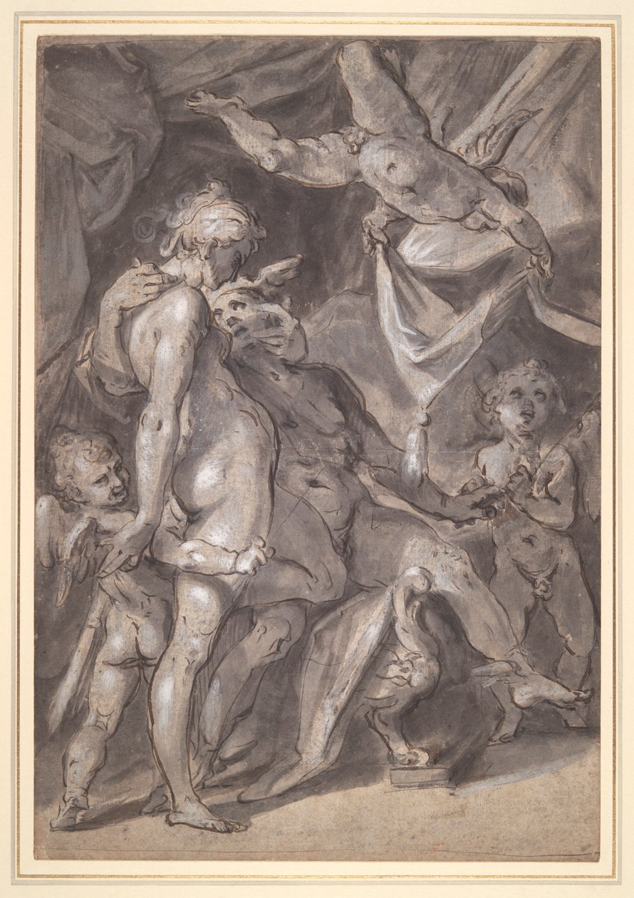 Vénusz és Merkúr alkotó: Bartholomaeus Spranger