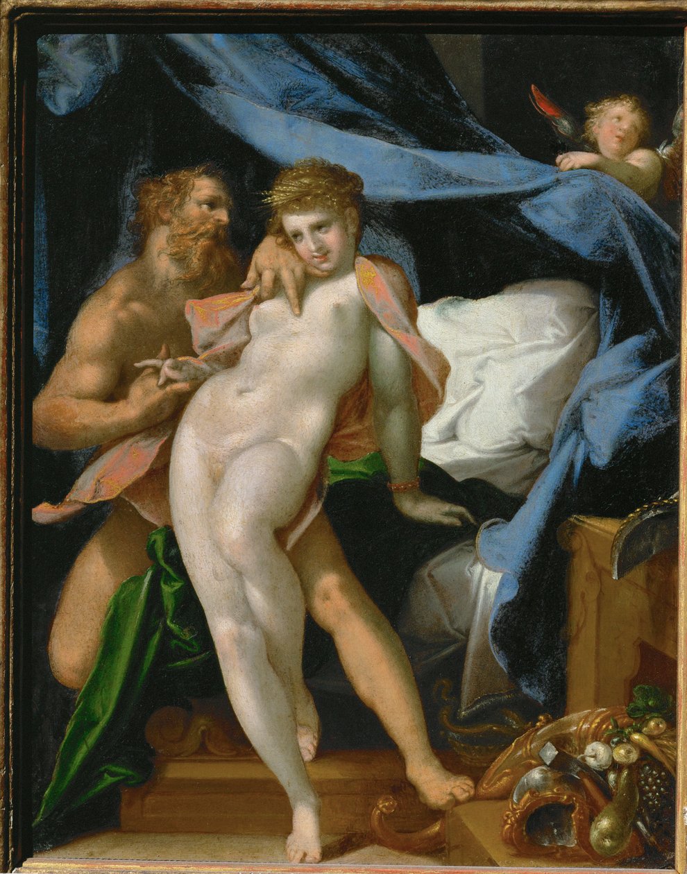 Vulcan és Maia ... alkotó: Bartholomaeus Spranger
