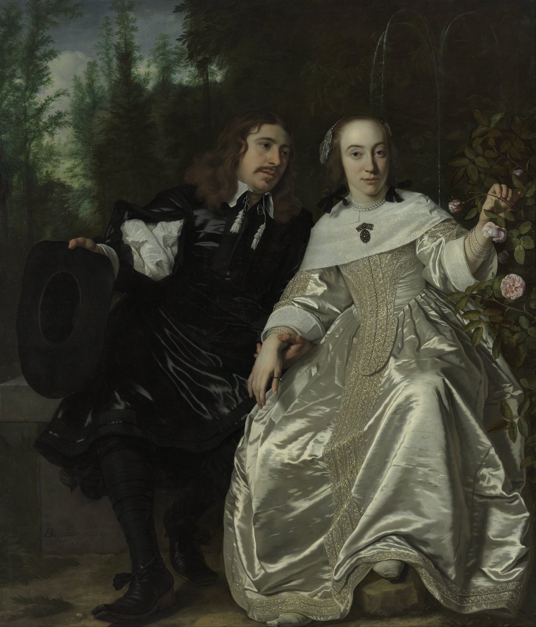 Abraham del Court és felesége, Maria de Kaersgieter alkotó: Bartholomeus van der Helst