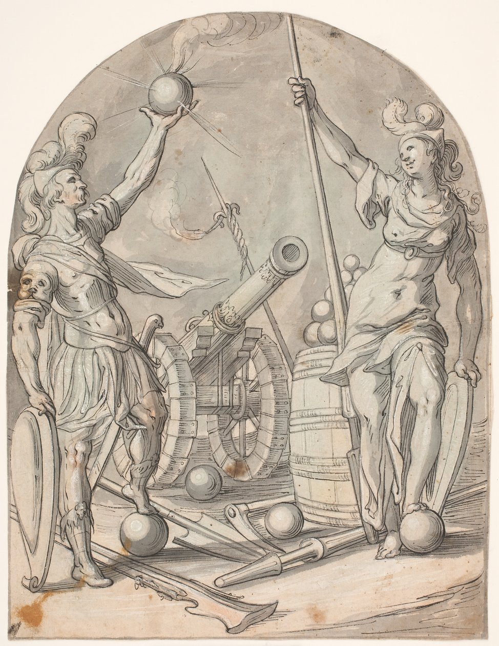 Mars és Bellona alkotó: Bartholomeus Spranger