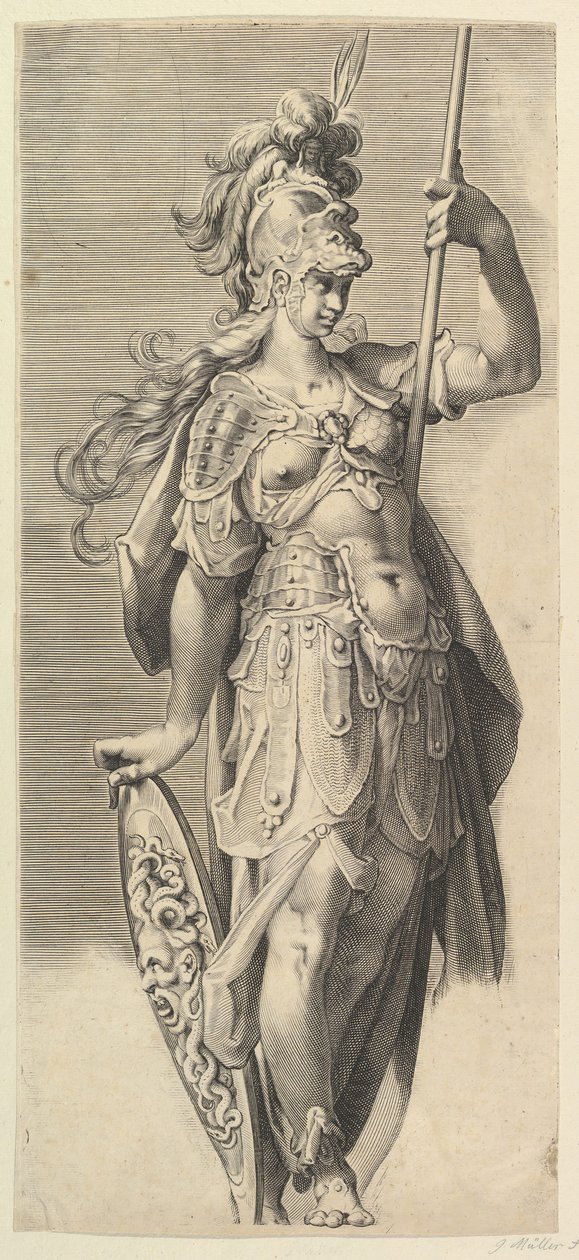 Minerva, kb. 1632 alkotó: Bartholomeus Spranger