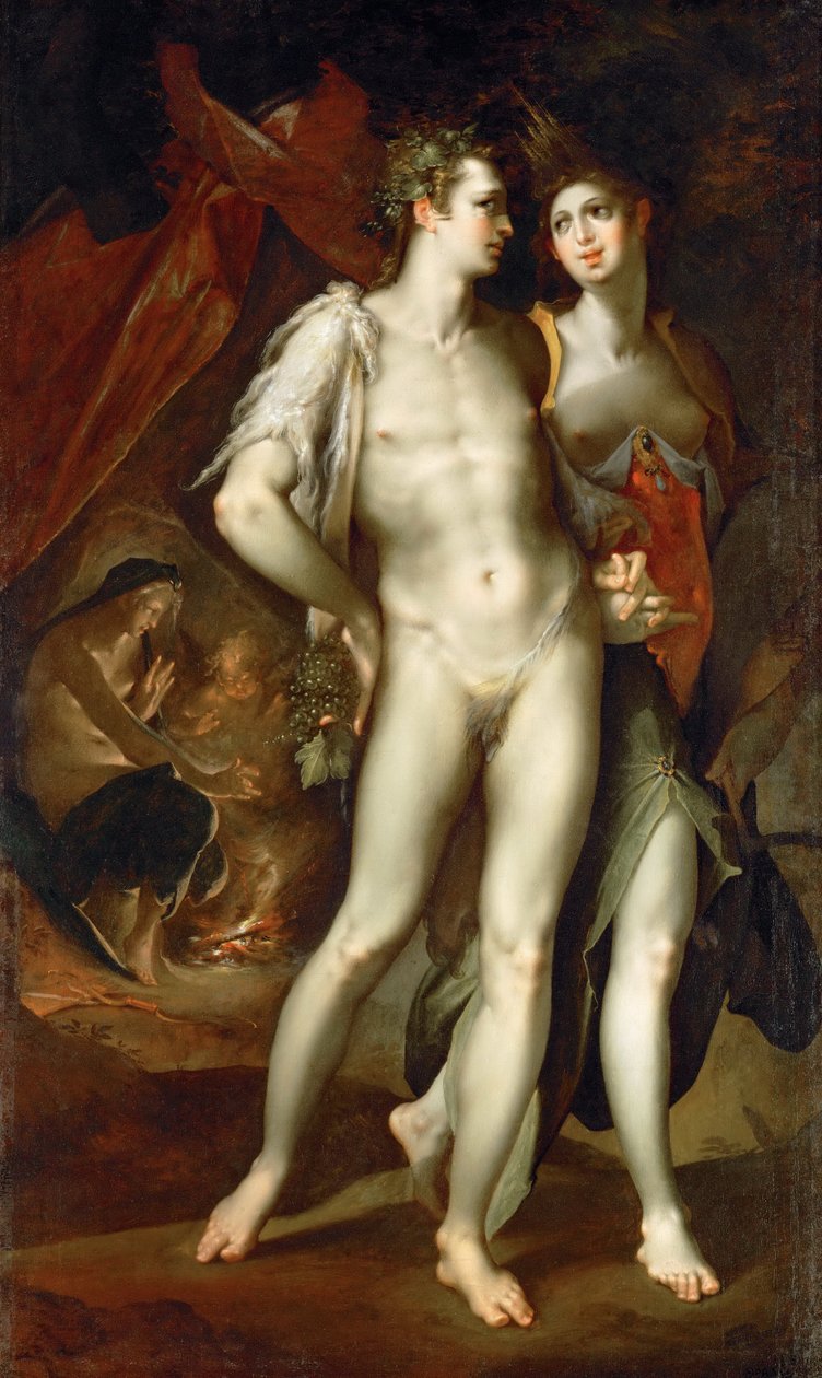Ceres és Bacchus nélkül a Vénusz hideg alkotó: Bartholomaeus Spranger