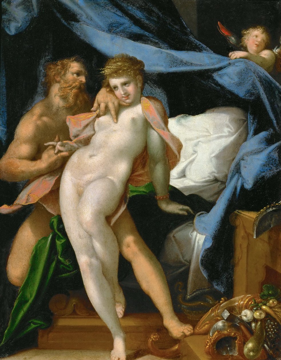 Vulcan és Maia alkotó: Bartholomeus Spranger