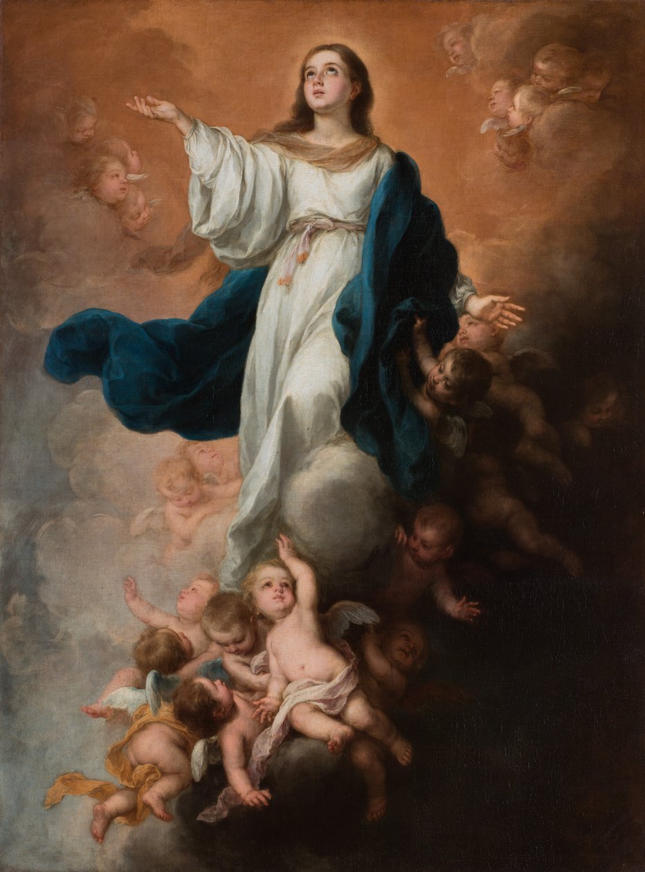 Szűz mennybemenetele alkotó: Bartolomé Esteban Murillo