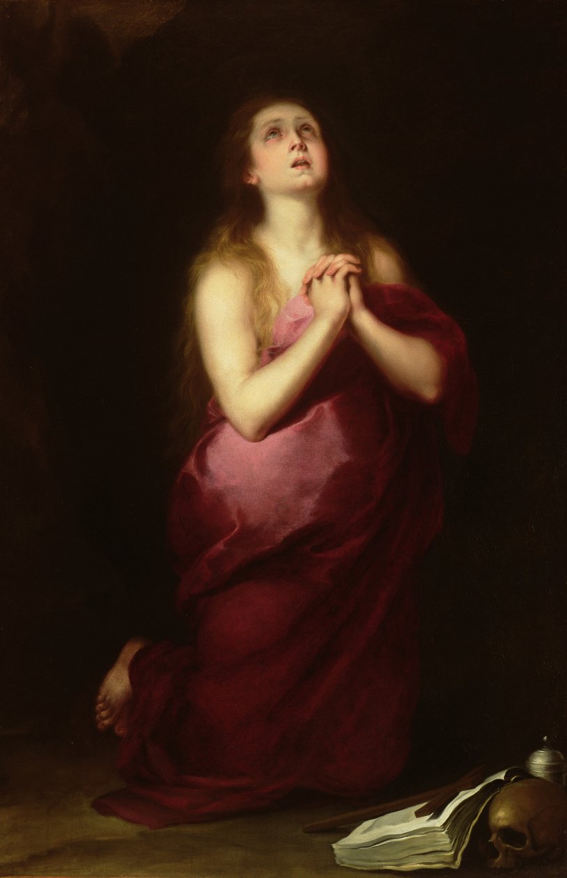 Mária Magdolna, 1650-55 alkotó: Bartolomé Esteban Murillo