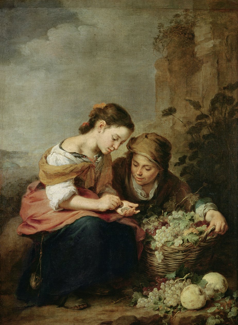 A kis gyümölcsárus, 1670-75 alkotó: Bartolomé Esteban Murillo