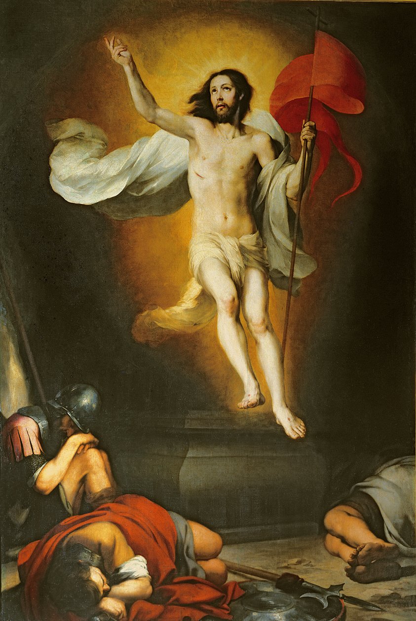 Krisztus feltámadása, 17. század alkotó: Bartolomé Esteban Murillo