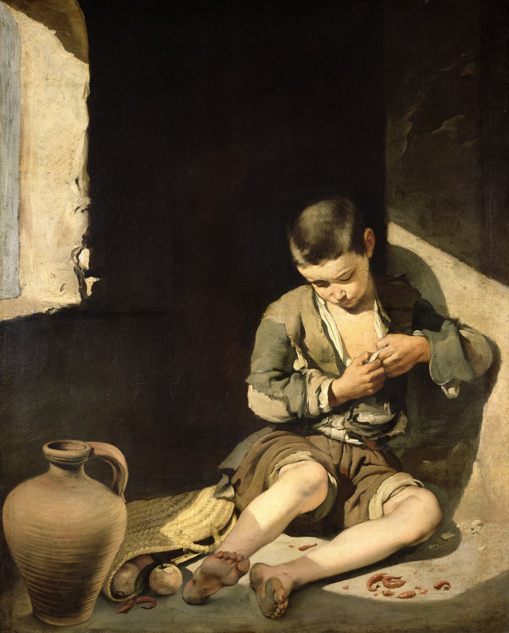 Az ifjú koldus, 1650 körül alkotó: Bartolomé Esteban Murillo