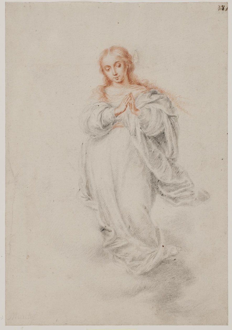 Szeplőtelen fogantatás, Szűz Mária alkotó: Bartolomé Esteban Murillo