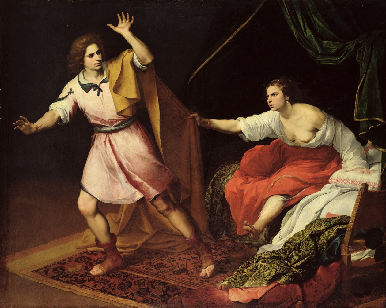 József és Potifár felesége alkotó: Bartolomé Esteban Murillo