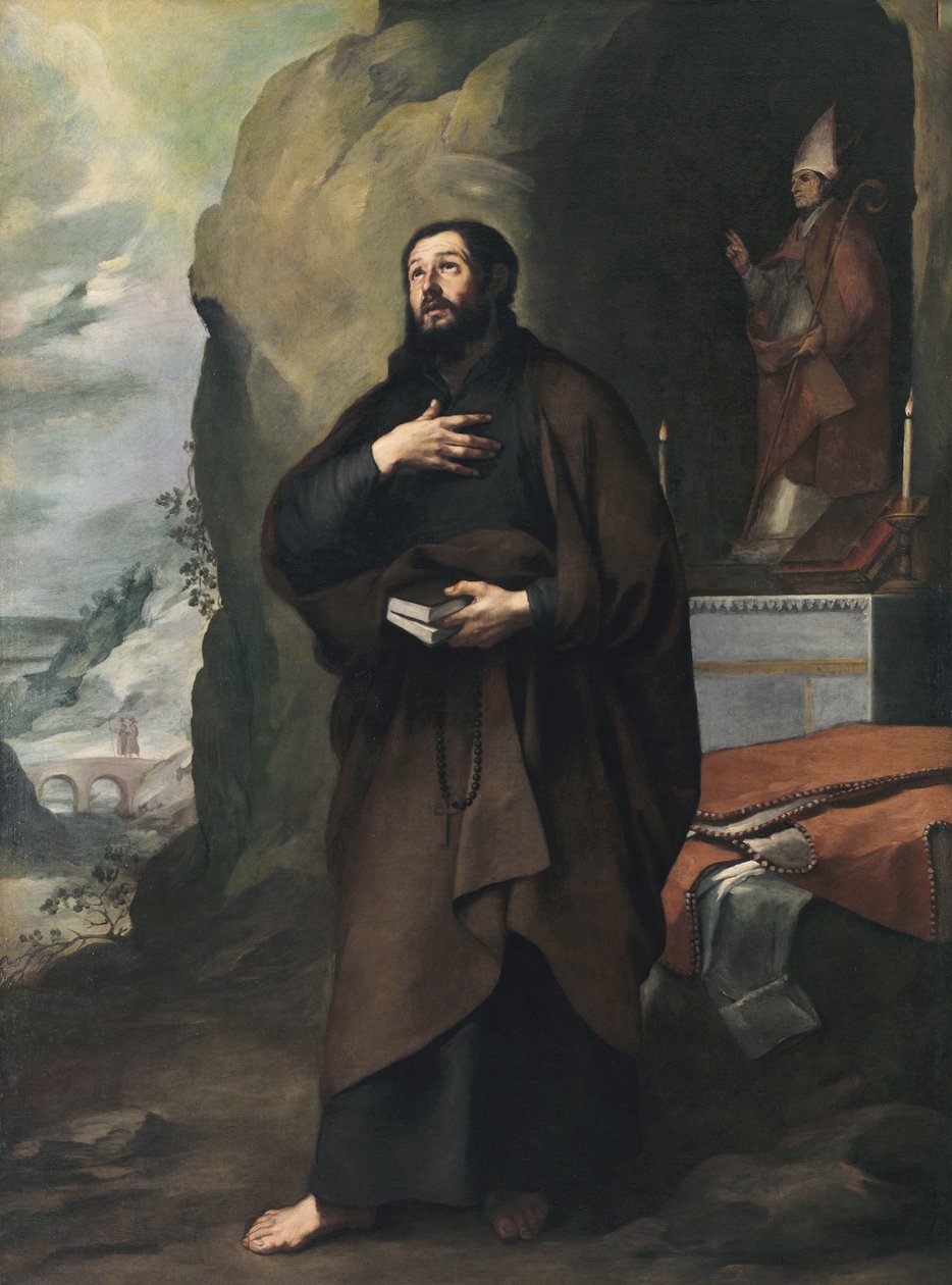 Szent Lesmes alkotó: Bartolomé Esteban Murillo