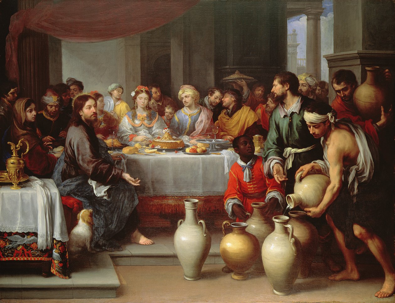 Házassági lakoma Kánában, 1665-75 körül alkotó: Bartolomé Esteban Murillo